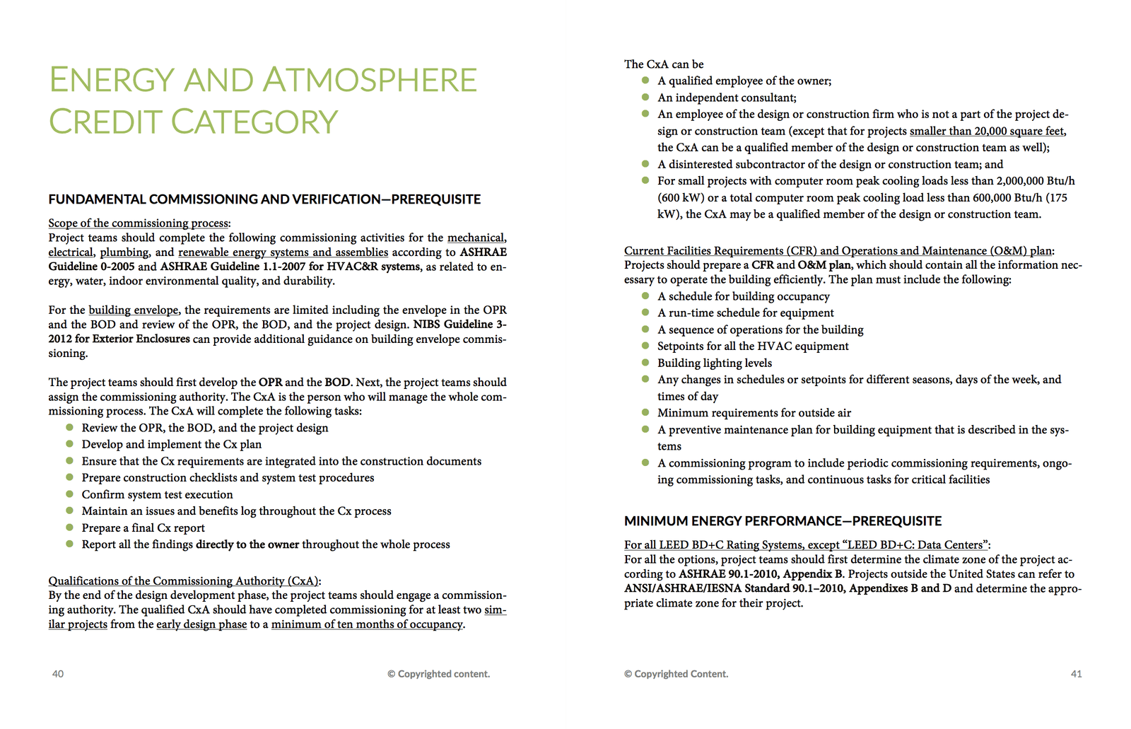 LEED AP BD+C V4 Exam Study Sheets 2