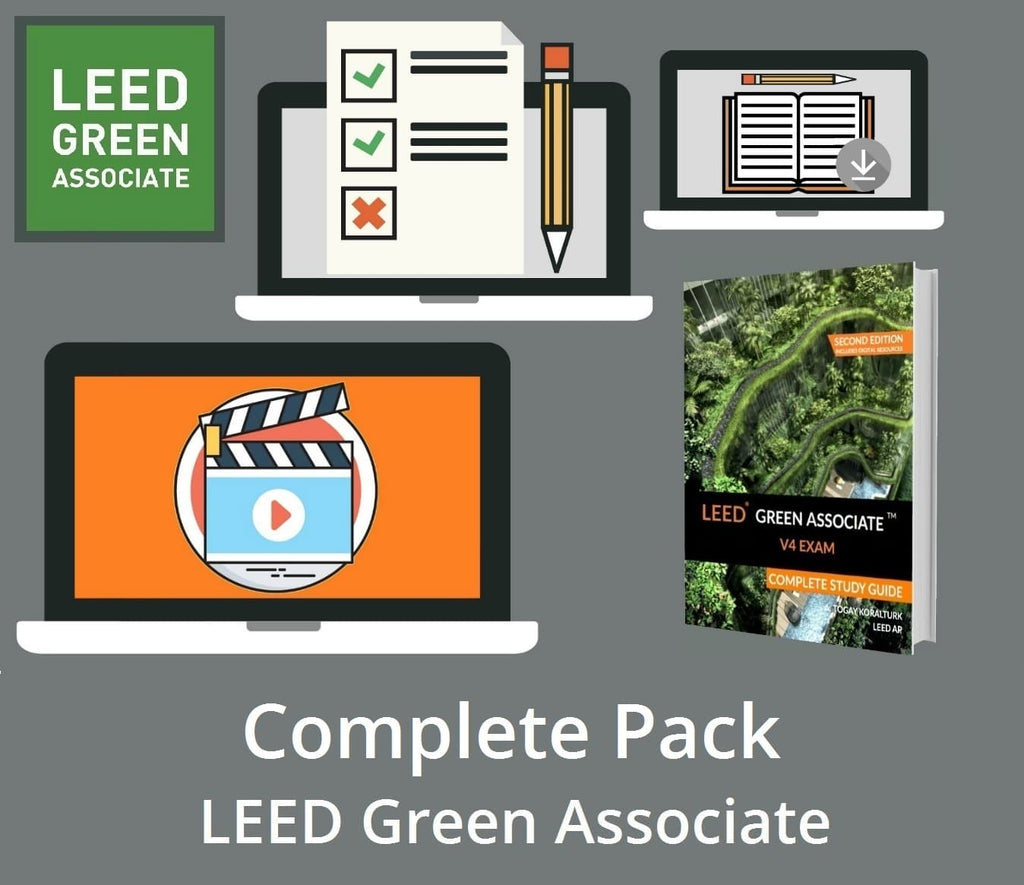LEED Green Associate V4 Exam Complete Pack - LEED Green Associate Exam Preparation Tools - LEED Green Associate Exam Training
