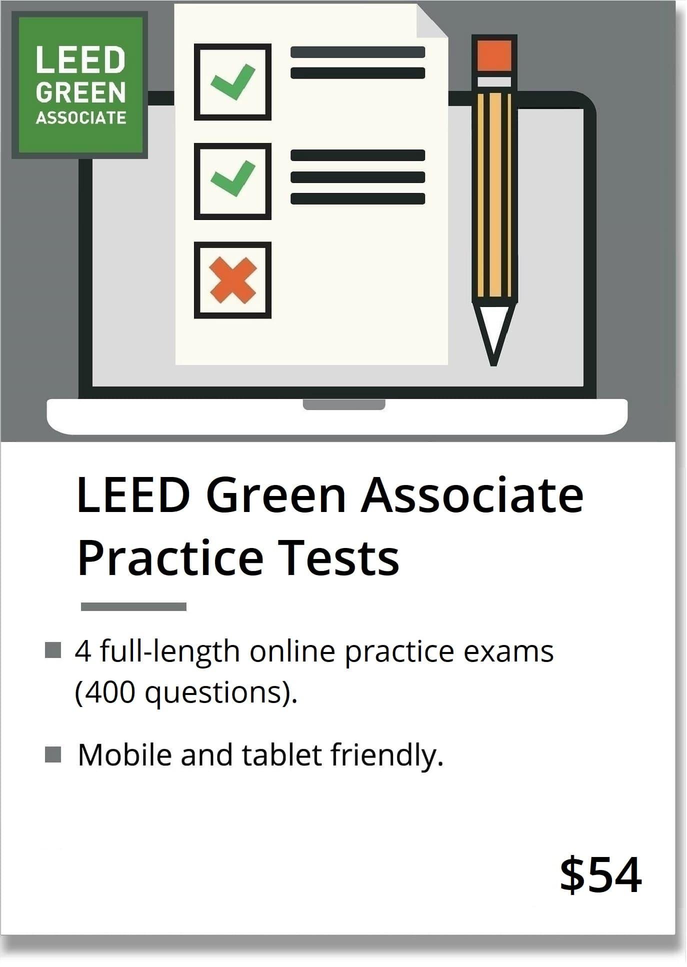 LEED Green Associate Exam Online Practice Tests | LEED GA Practice Exams